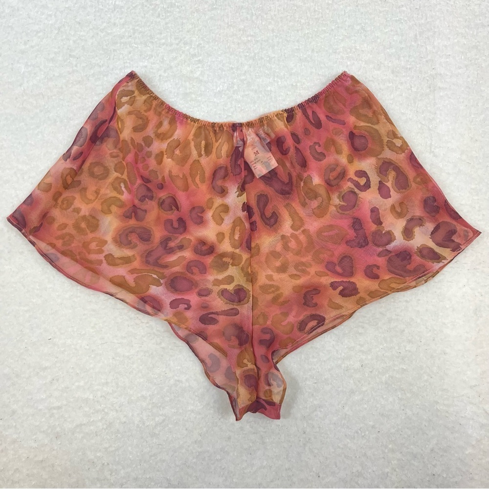 NWT Gilligan & O’Malley Mesh Cheetah Print Shorts Size Medium